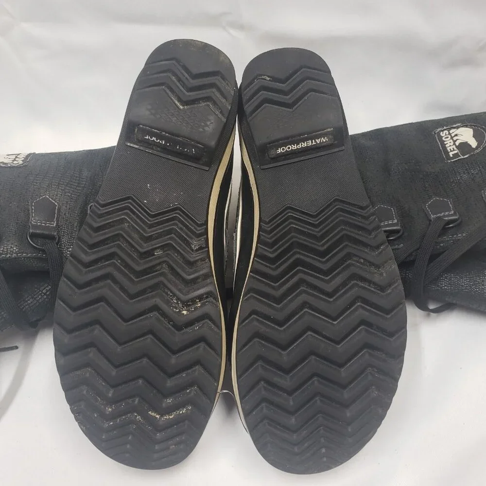 Sorel Tivoli Women's US Size 7.5 Black Waterproof High Winter Boots NL 1907-010 - Picture 6 of 16